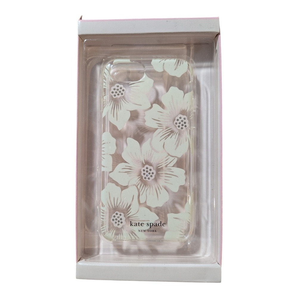 i7. Kate Spade Case For Apple iPhone SE (2020) & 8/7/6S/6 -โ Flower Glitter